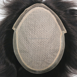 Injectie Kant Toupetje Mannen 6 Inch Remy Indian Haar Kant Front Ondekbaar Haarstuk Toupetje - Product Image 3
