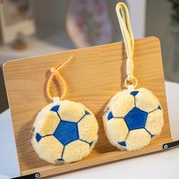 Produk Tik Tok yang Sedang Tren Dompet Koin Sepak Bola Gantungan Kunci Laris Manis Dompet Gantungan Kunci Sepak Bola MOQ Rendah Pemasok Gantungan Kunci Kustom