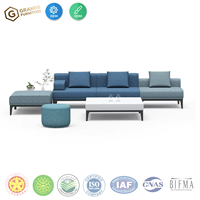 Ensemble de canapés modulaires en tissu modernes Grands Furniture pour bureau, salon, salle d'attente, espace de réception, coussin de repos pour usage commercial