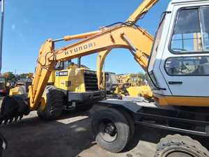 Excavadora Usada de Segunda Mano, Maquinaria para Movimiento de Tierras HYUNDAI 130W en Venta - Product Image 2