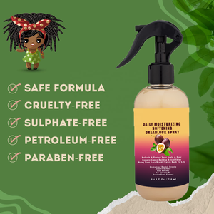 단백질 비타민 B5 매일 두피 헤어 하이드레이팅 연화 Dreadlock 스프레이 Locs Braids Twists To Remove Gunky Buildup Add Shine - Product Image 2