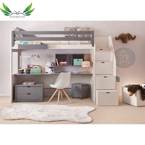 Hot Sale <strong>Princess</strong> Wooden <strong>Bed</strong> <strong>Double</strong> Bunk <strong>Bed</strong> Twins Children <strong>Bed</strong> - Product Image 1