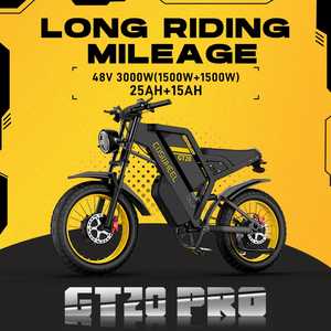 Hot Bán Gt20 Pro Xe Đạp Điện 2000W Kép Không Chổi Than 48V 40AH Kép Pin 20*4.0Inch Khí Nén Lốp Leo Núi Ebike Phía Sau Trung Tâm - Product Image 5