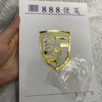 Autocollants personnalisés XUNJIE à logo, autocollants à transfert UV à estampage doré, forme irrégulière, provenant du Zhejiang