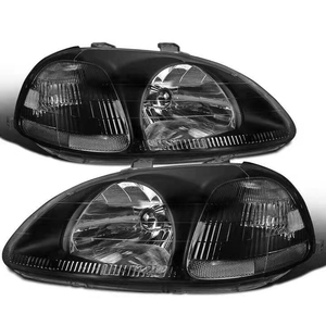ไฟหน้ารถอัตโนมัติ/ไฟหน้ารถแบบ USA ไฟหน้ารถ Jdm สำหรับ1996-1998 Honda <span class=keywords><strong>Civic</strong></span> EK <span class=keywords><strong>EJ</strong></span> - Product Image 1