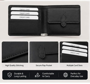 Portefeuille en cuir de vachette premium pour hommes, fabriqué en Inde, au meilleur prix - Product Image 3