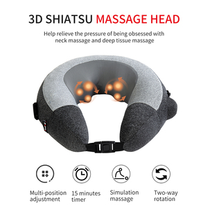 Portable électrique Shiatsu chauffage masseur oreiller infrarouge cervical épaule <span class=keywords><strong>dos</strong></span> pour voyage <span class=keywords><strong>coussin</strong></span> de Massage gonflable - Product Image 5