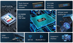 Mini PC Leadehub de Alto Rendimiento con Intel I5, 16 GB de RAM, SSD, <span class=keywords><strong>Windows</strong></span> <span class=keywords><strong>11</strong></span> <span class=keywords><strong>Pro</strong></span> para Negocios y Juegos, Gran Venta - Product Image 4