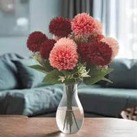 Bunga Sutra Buatan Tangan Zhengmai Jie89 5 Cabang Hydrangea Kecil untuk Pernikahan, Fotografi Luar Ruangan, Aksesoris Rambut, Dekorasi Rumah