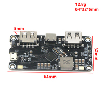 Module de charge rapide bidirectionnel IP5328P pour batterie externe, carte mère d'alimentation mobile avec surtension 3.7V vers 5V/9V/12V