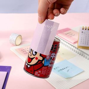 กระดาษโน้ต HengXin Kawaii สีสันสดใส อุปกรณ์การเรียน แผ่นบันทึกพร้อมแถบกาวด้านบน เครื่องเขียนภาษาอังกฤษ - Product Image 5