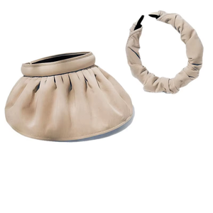 Visière de soleil pliable en polyester respirant de haute qualité, anti-UV, avec logo personnalisé pour le sport et le cyclisme en été - Product Image 1