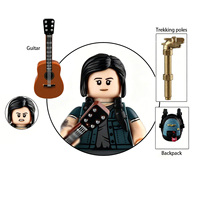 Figuras de Acción Miniatura de Personajes del Juego Escena Apocalíptica DT8908, Joel y Ellie, Bloques de Construcción Educativos de Plástico, Mini Juguetes para Niños