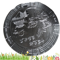 Couvercle de regard composite SMC remplace le traditionnel en fonte