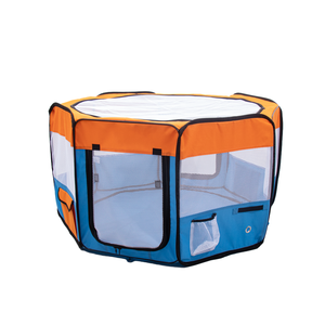 Cane gatto viaggio all'aperto pieghevole gabbia <span class=keywords><strong>morbida</strong></span> <span class=keywords><strong>per</strong></span> animali domestici box portatile pieghevole <span class=keywords><strong>per</strong></span> animali con finestra a rete - Product Image 3