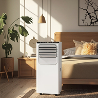 Climatisation électrique compacte et portable 12000 BTU, corps plus petit, classe d'efficacité énergétique, deux vitesses de ventilateur, contrôlée par application WiFi