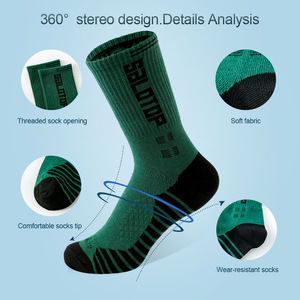 Vớ bóng đá cao hàng đầu bóng rổ thể thao vớ dài ống vớ mồ hôi hấp thụ và mùi bằng chứng - Product Image 2