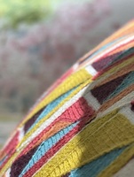 Cortinas con Rayas Verticales y Efecto Óptico de Sombreado para Techos Altos, Estilo Bohemio, Personalizables