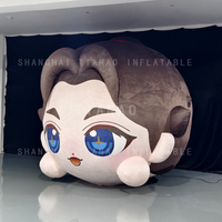 Tête de garçon gonflable personnalisée visage de garçon gonflable dessin animé humain gonflable pour la décoration d'événements publicitaires