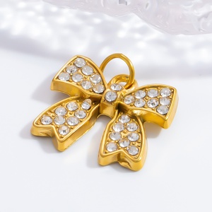 Colgantes y Dijes de Moda DIY para Mujer, Accesorios Geométricos Chapados en Oro de 18K, Colgante de Acero Inoxidable, Accesorios de Joyería - Product Image 4