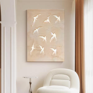 Impression Paysagère pour Décoration Intérieure, <span class=keywords><strong>Peinture</strong></span> à l'Huile Texture Grès pour Salon, Tableaux Muraux Encadrés, Toiles, Peintures de Nature Morte - Product Image 4