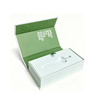Boîte cadeau rigide de haute qualité avec logo personnalisé pour produits de beauté, flacon de parfum, flacon d'huile essentielle, boîte d'emballage avec plateau d'insertion