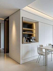 Armoire moderne portable en mélamine solide personnalisée, meubles de chambre durables pour la maison, l'école, les familles, les appartements, les hôtels - Product Image 6