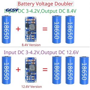 Convertitore DC-DC ND2A12MA per Doppio Voltaggio Batteria da 1 a 2-3 Celle, da 3.3V 3.7V 4.2V a 5V 8.4V 12V 12.6V - Product Image 5