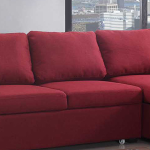 Juego de sofá moderno para sala de estar con esquinas de cuero PU, sofá de cuero para apartamento, sofá para sala de estar - Product Image 5