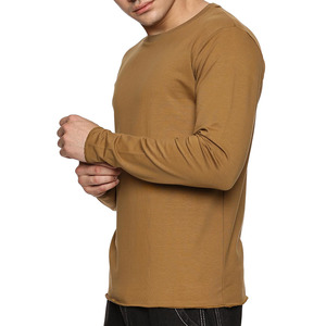 Camiseta de Manga Larga Personalizada con Logotipo Frontal, Estilo Casual y Moderno para Hombre, Diseño Sólido, Corte Regular - Product Image 6