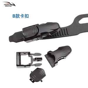 ครีบดำน้ำ Keep Diving รุ่น Tpr แบบเปิดส้นเท้า ปรับขนาดได้ สำหรับผู้ใหญ่ - Product Image 3