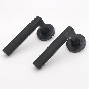 الفاخرة النمط الأمريكي الذهب مخرش رافعة مقابض باب الصلبة باب من الفولاذ المقاوم للصدأ مقابض باب أسود/الحرير PVD/الحرير SS - Product Image 2