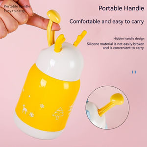 แก้วรูปกวางแบบสร้างสรรค์ปรับแต่งโลโก้ได้ถ้วยน้ำแก้วของขวัญวันคริสต์มาสสำหรับโรงเรียนอนุบาล - Product Image 5