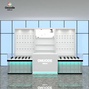 Mostrador de Tienda con Diseño de Estante Frontal con Luz LED para Exhibición de Teléfonos Celulares - Product Image 1
