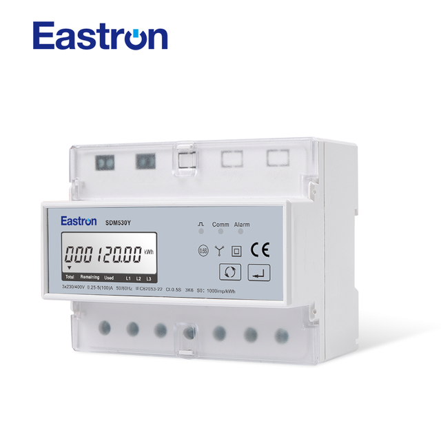 Eastron SDM530Y MID Certified RS485 Modbus Multifunction Din Rail Electricity Meter for Billing Purpose