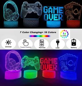 Wholesale Gaming Room Desk Setup LED Lighting Decor with <b>Remote</b> <b>Control</b> 7-Color Change Industrial Design - Product Image 5