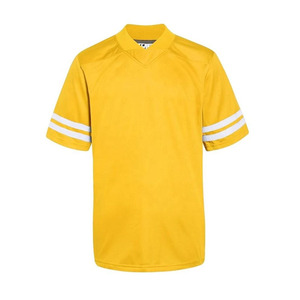 Maillots de football américains imprimés à manches courtes respirants de qualité supérieure en gros avec logo personnalisé, maillot de football uni pour équipe - Product Image 1