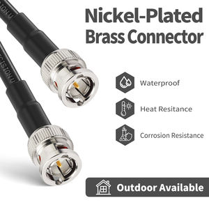 Câble coaxial Superbat 75 ohms <span class=keywords><strong>SDI</strong></span> Belden 1694 pour caméra CCTV, câble <span class=keywords><strong>SDI</strong></span> 3G <span class=keywords><strong>6G</strong></span> 12G, 50 m - Product Image 2