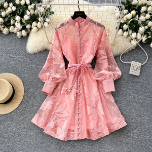 dresses that flare out Fit & Flare Dress (Rose)