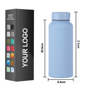 Logotipo personalizado de Navidad 32oz <span class=keywords><strong>1000ml</strong></span> Boca media Deporte Gimnasio Aislado Doble pared Botella DE AGUA DE ACERO INOXIDABLE - Product Image 3
