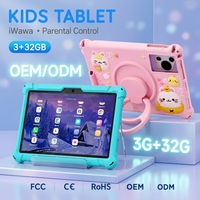 YPORANGECHENG Tablet 10 Inci Logo Kustom untuk Anak-anak, Panggilan 3G, Dual SIM, Edukasi, Puzzle, Kontrol Orang Tua, Tablette PC