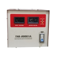 Régulateur de tension automatique (AVR) Stabilisateur de tension en cuivre SVC Entrée 80-260V Sortie 220V 0,5-30KVA Monophasé AC Industriel