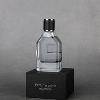 Vente en gros de flacons de parfum élégants à brume fine et longue durée, flacons de parfum en verre pour femmes arabes avec bouchon en cuir