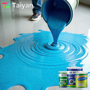 <span class=keywords><strong>Peinture</strong></span> époxy pour sols en sable coloré effet marbre brillant pour garages intérieurs et extérieurs et surfaces en béton - Product Image 2