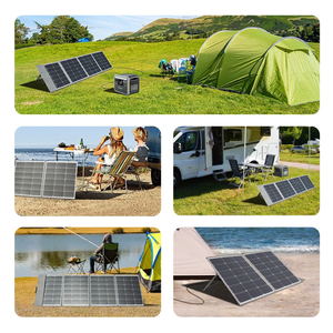 ชุดโซลาร์เซลล์พับได้ประสิทธิภาพสูง 200W ได้รับการรับรองมาตรฐาน CE ROHS แผงโซลาร์เซลล์ IMP 10.1A ชนิด N - Product Image 6