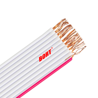 Kabel Pita Datar Fleksibel Berkualitas Tinggi BORT 1.27mm 2.54mm Pitch UL2651 24AWG 22AWG 16pin Abu-abu