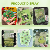 Aimant de réfrigérateur personnalisé en acrylique, imperméable, écologique, durable, impression graphique HD, résine enduite, jeton magnétique brillant