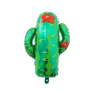 Palloncino in Mylar a Forma di Cactus Verde 28 Pollici, Decorazione per Festa Messicana nel Deserto, Martedì del Taco - Product Image 1
