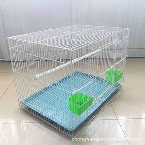 Satılık kuş kafesi büyük beyaz papağan metal tel kafes bıldırcın kuş kafesi - Product Image 2