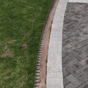 Bordure de jardin en acier inoxydable 304 de luxe Sunsbuild, prête à être expédiée, pour la décoration des allées extérieures, des jardins et des pelouses - Product Image 5